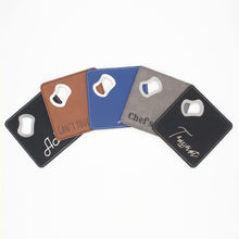 Load image into Gallery viewer, Personalized Bottle Opener Coaster - Glowfish Design Studio