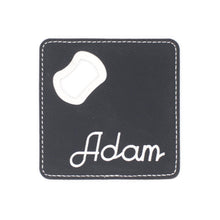 Load image into Gallery viewer, Personalized Bottle Opener Coaster - Glowfish Design Studio