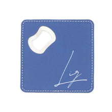 Load image into Gallery viewer, Personalized Bottle Opener Coaster - Glowfish Design Studio