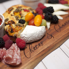 Load image into Gallery viewer, Personalized Acacia Charcuterie Board - Glowfish Design Studio