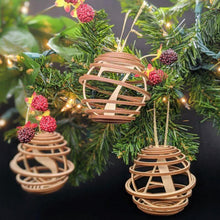 Load image into Gallery viewer, Classic Springball Initial Ornament - Glowfish Design Studio