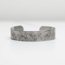 Load image into Gallery viewer, Peony Cuff - Glowfish Design Studio