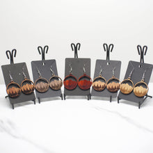 Load image into Gallery viewer, Treeline Mountain Round Earrings - Glowfish Design Studio