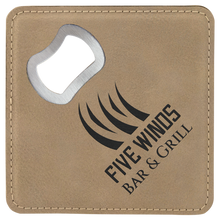 Load image into Gallery viewer, Bottle Opener Coaster, Personalized