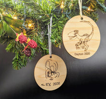 Load image into Gallery viewer, Kid's Art Ornaments - Glowfish Design Studio