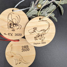 Load image into Gallery viewer, Kid's Art Ornaments - Glowfish Design Studio