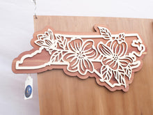 Load image into Gallery viewer, North Carolina Dogwood, Wall Decor - Glowfish Design Studio