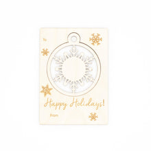Load image into Gallery viewer, Woodcut Ornament Christmas Cards - Glowfish Design Studio