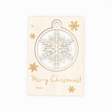 Load image into Gallery viewer, Woodcut Ornament Christmas Cards - Glowfish Design Studio