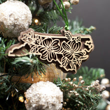 Load image into Gallery viewer, North Carolina Dogwood Ornament - Glowfish Design Studio