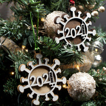 Load image into Gallery viewer, 2021 COVID Ornament - Glowfish Design Studio