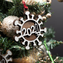 Load image into Gallery viewer, 2021 COVID Ornament - Glowfish Design Studio