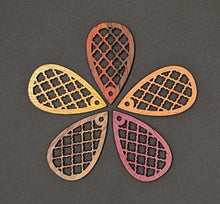 Load image into Gallery viewer, Moroccan Quatrefoil Drop Earrings - Glowfish Design Studio