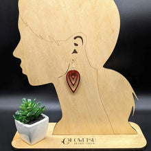 Load image into Gallery viewer, Triple Leaf Earrings - Glowfish Design Studio