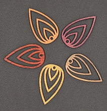 Load image into Gallery viewer, Triple Leaf Earrings - Glowfish Design Studio